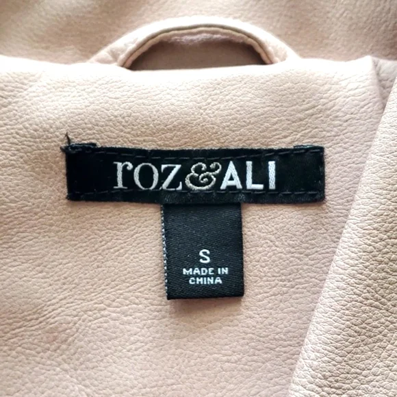 Roz & Ali faux leather jacket - Picture 6 of 14